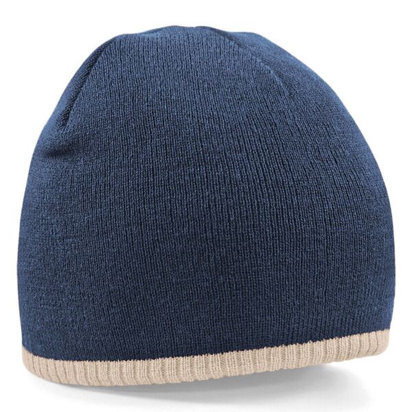 Two-tone pull-on beanie Thumbnail